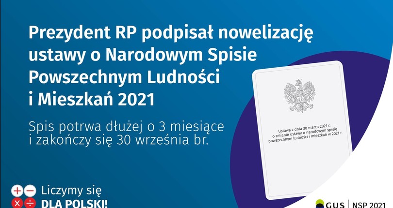 Narodowy Spis Powszechny przedłużony do 30 września! 