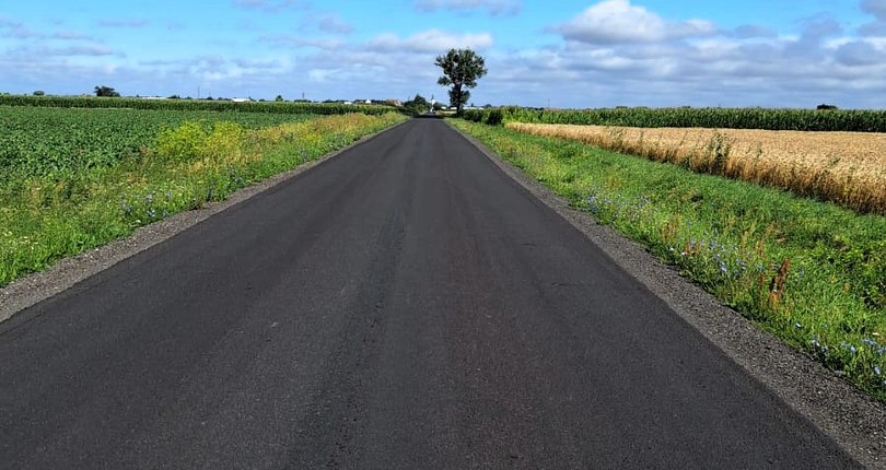 Ponad 2 km ulepszonej nawierzchni drogi 