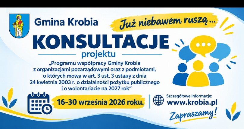 Zapraszamy do udziału w konsultacjach